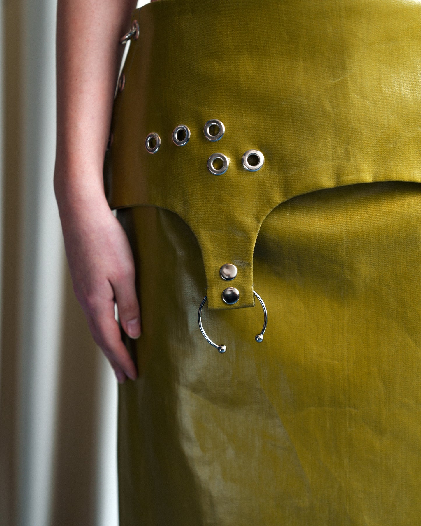 Olive Bull Ring Skirt