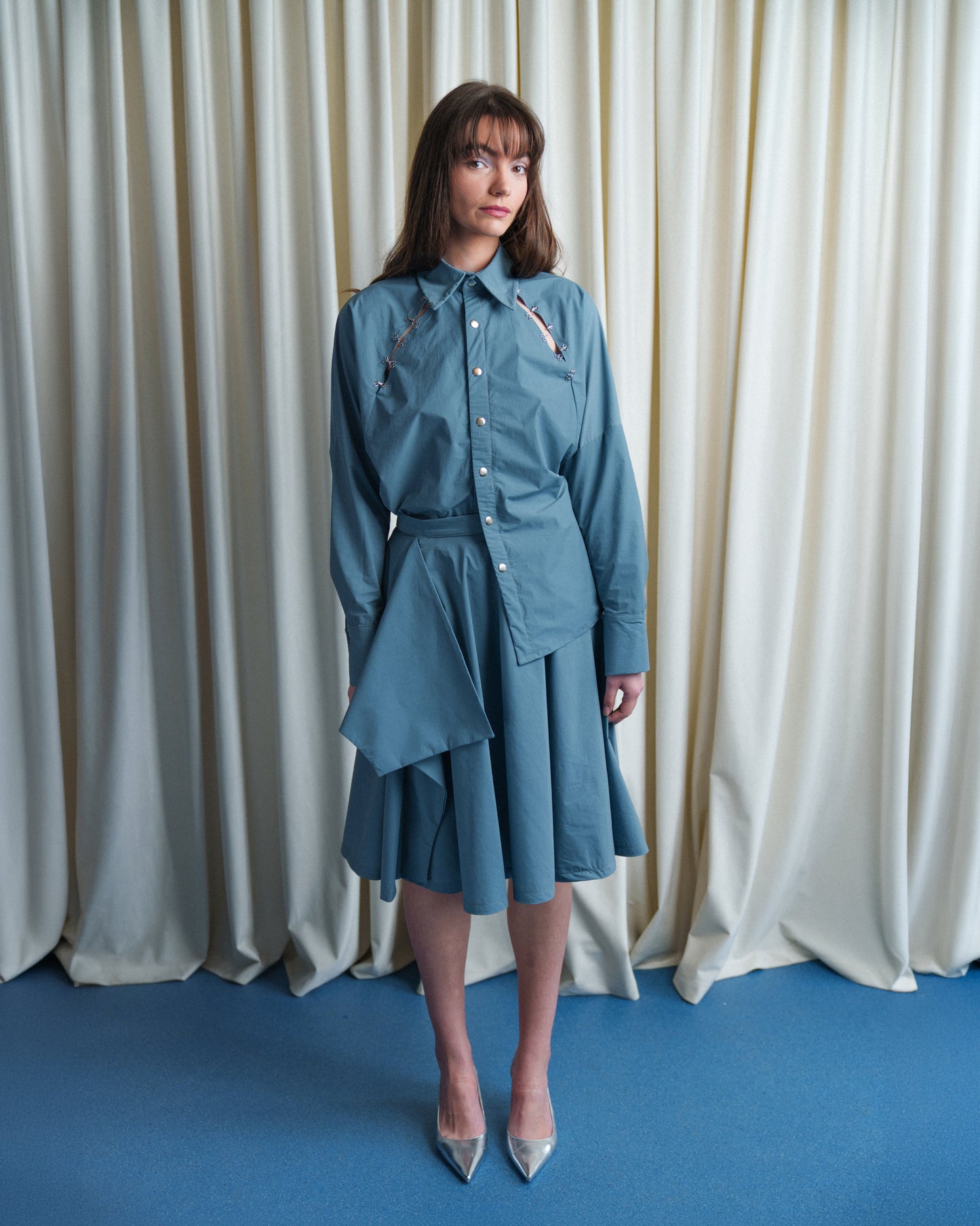 Steel Blue Shirt