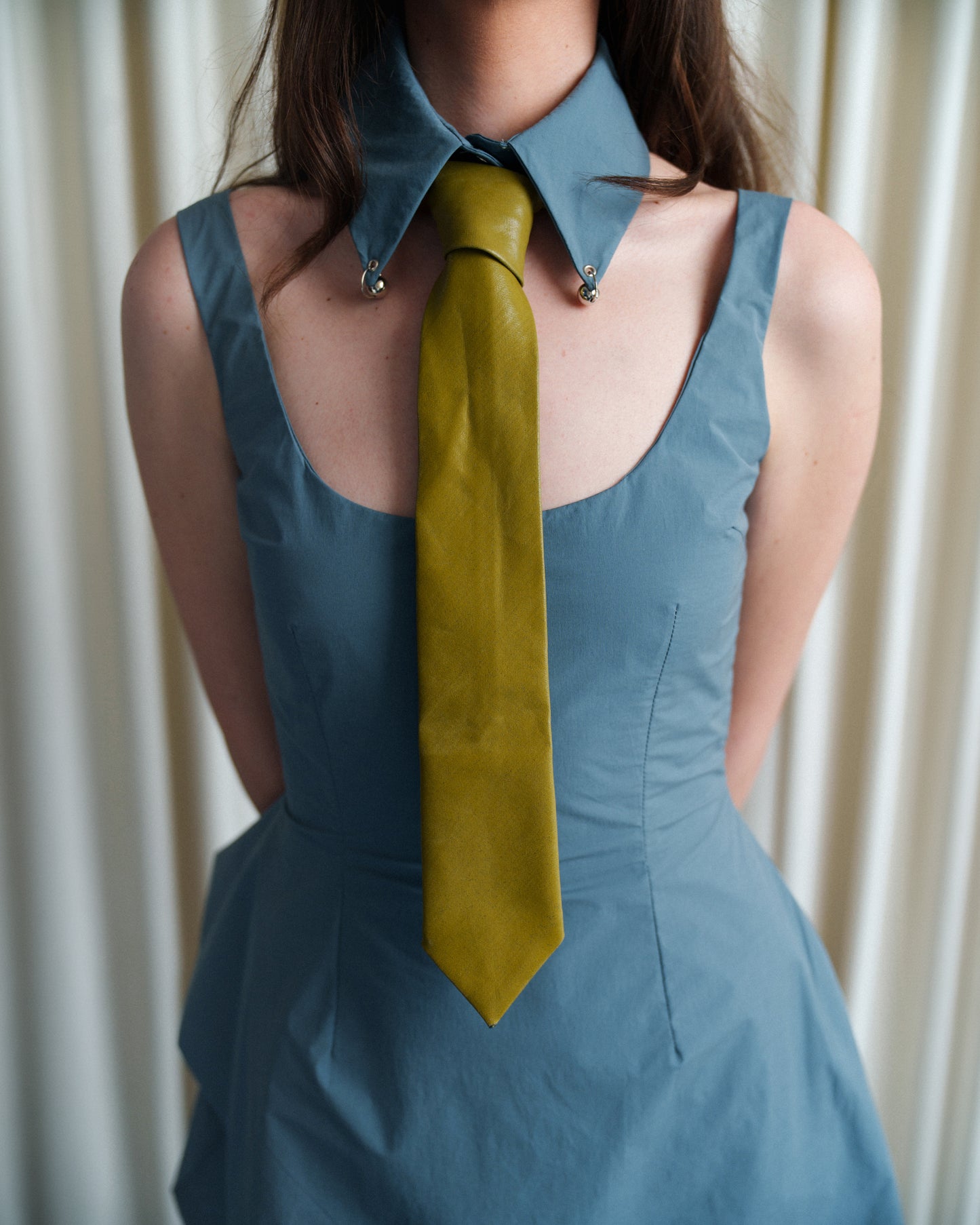 Collar Mini Dress