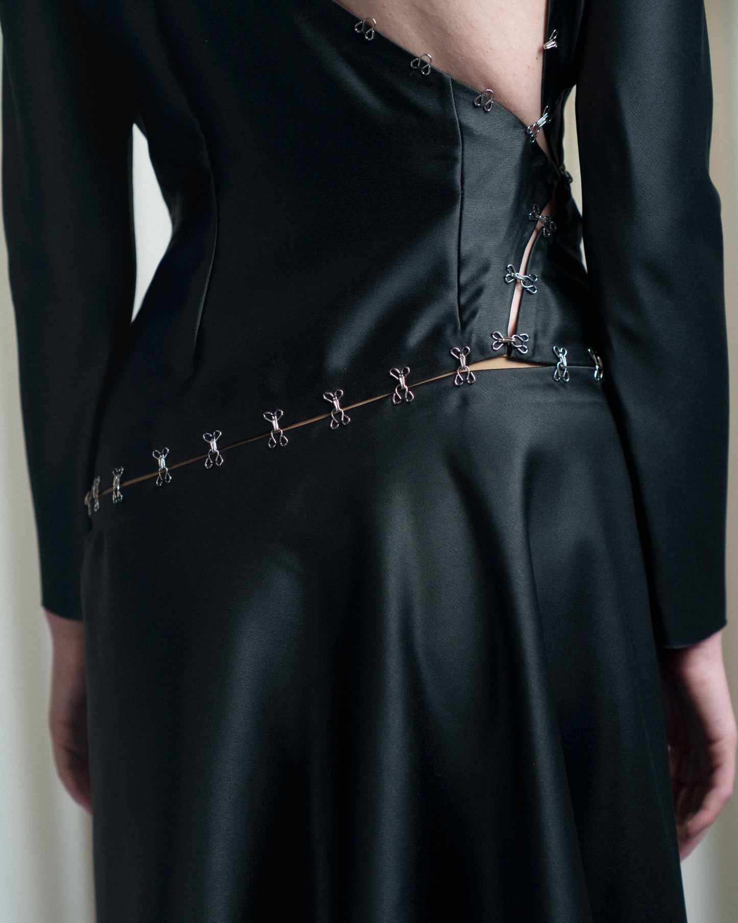 Hookline Satin Dress